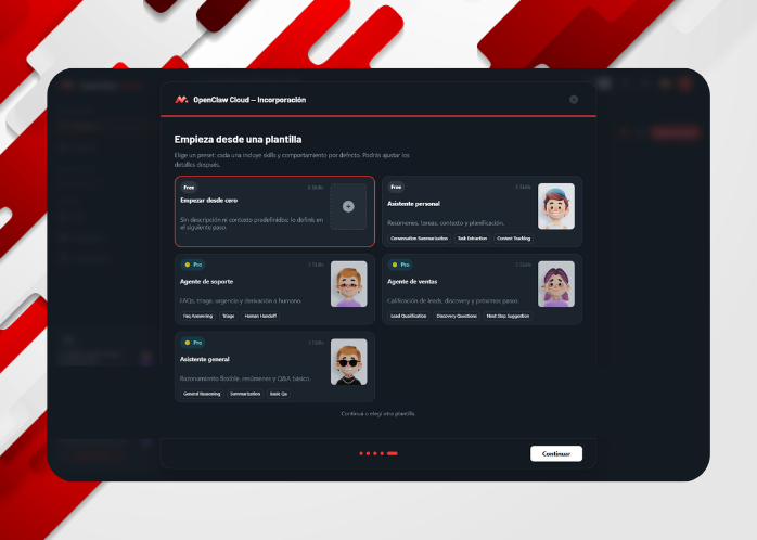 OpenClaw Cloud — SaaS de agentes de IA en la nube desarrollado por TuringSoft